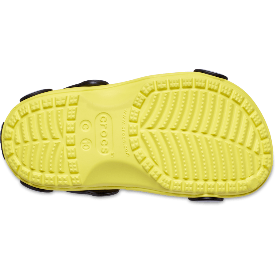 Cyber Yellow Toddler Classic IAM Race Car Clog - Bottom - Crocs