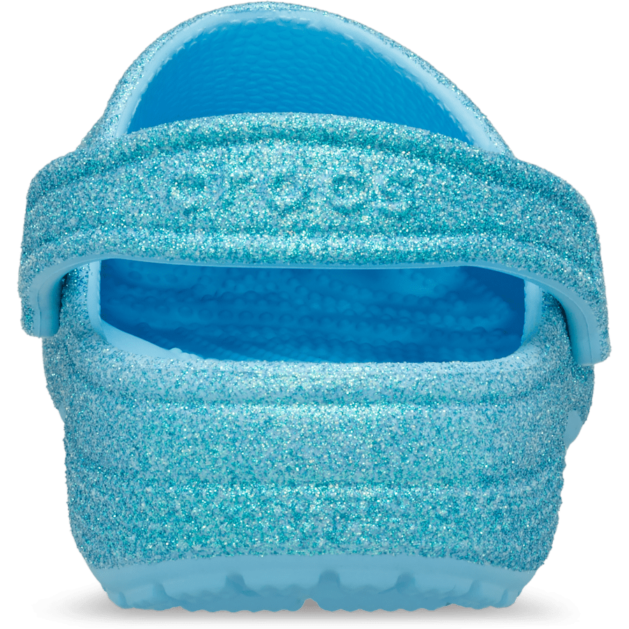 Tinted Glass Classic Iridescent Glitter Clog - Back - Crocs