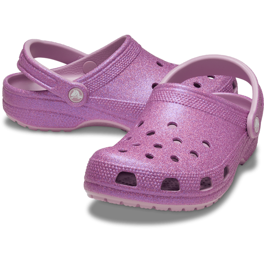 Hydrangea Classic Iridescent Glitter Clog - Pair - Crocs