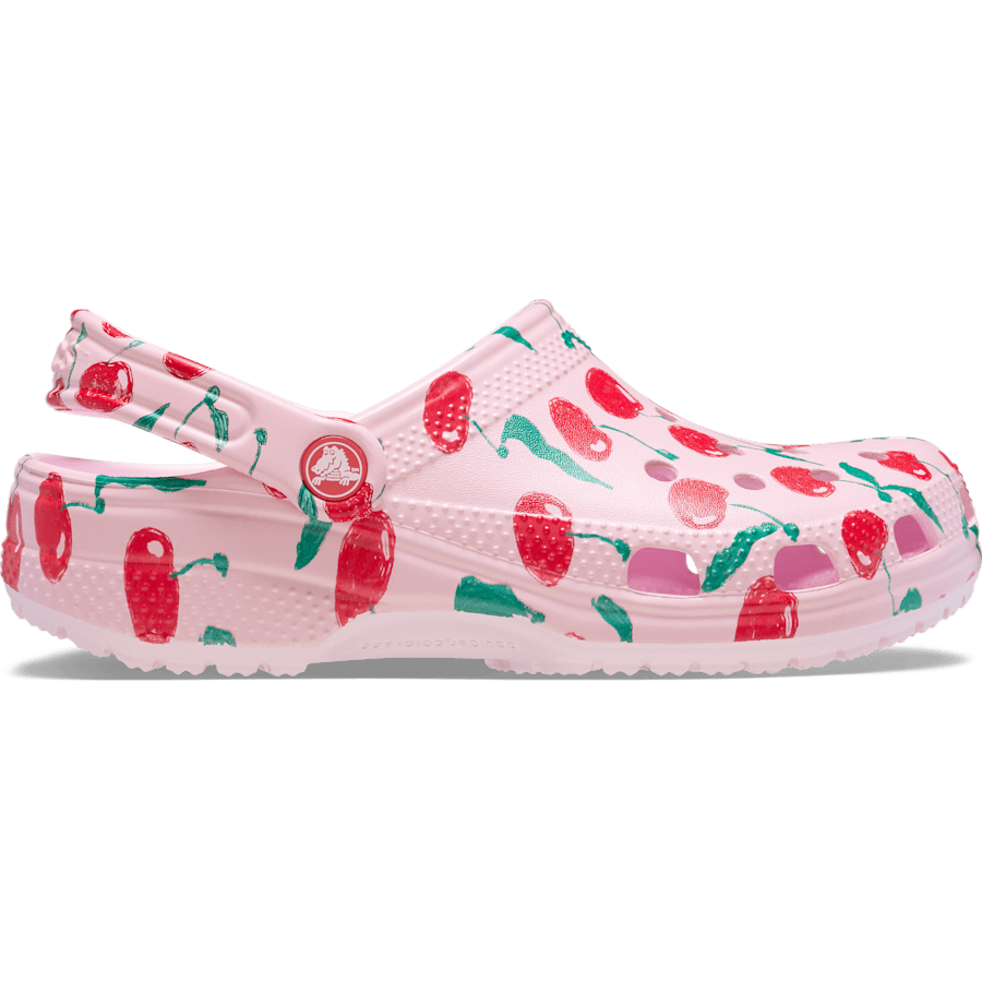 Pink Milk Classic Fresh Fruits Clog - Side - Crocs