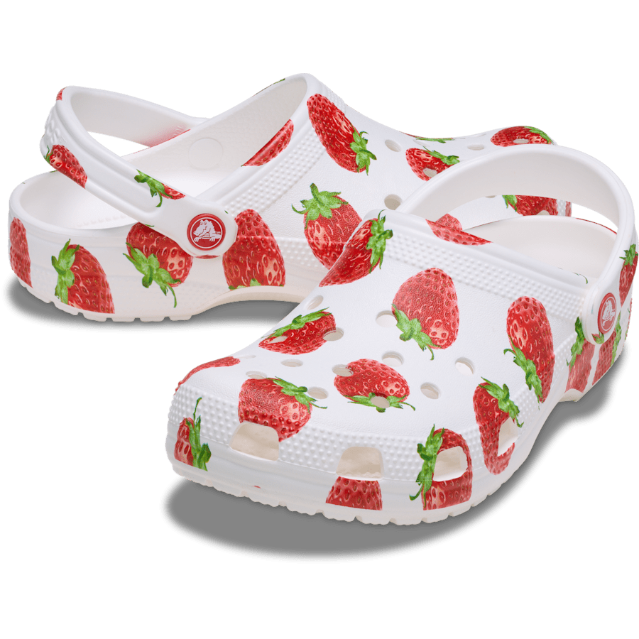 Strawberry Classic Fresh Fruits Clog - Pair - Crocs