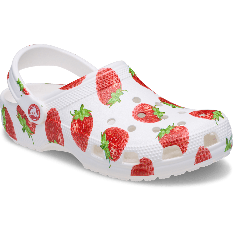 Strawberry Classic Fresh Fruits Clog - Angle - Crocs