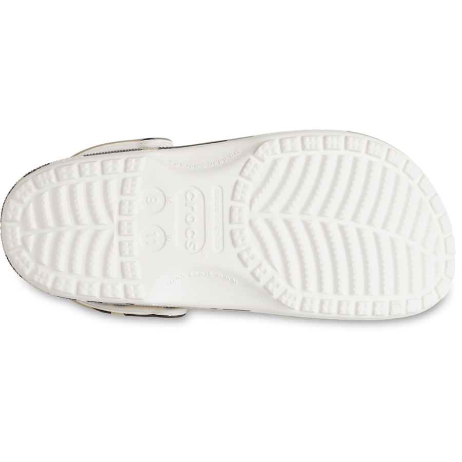 White / Multi Classic Geo Camo Clog - Bottom - Crocs
