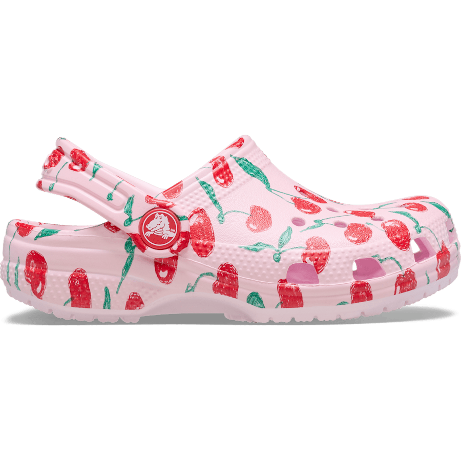 Pink Milk Kids’ Classic Fresh Fruits Clog - Side - Crocs