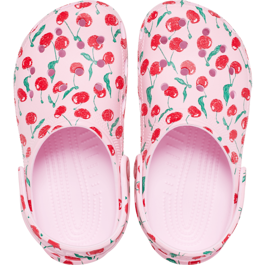 Pink Milk Kids’ Classic Fresh Fruits Clog - Top - Crocs