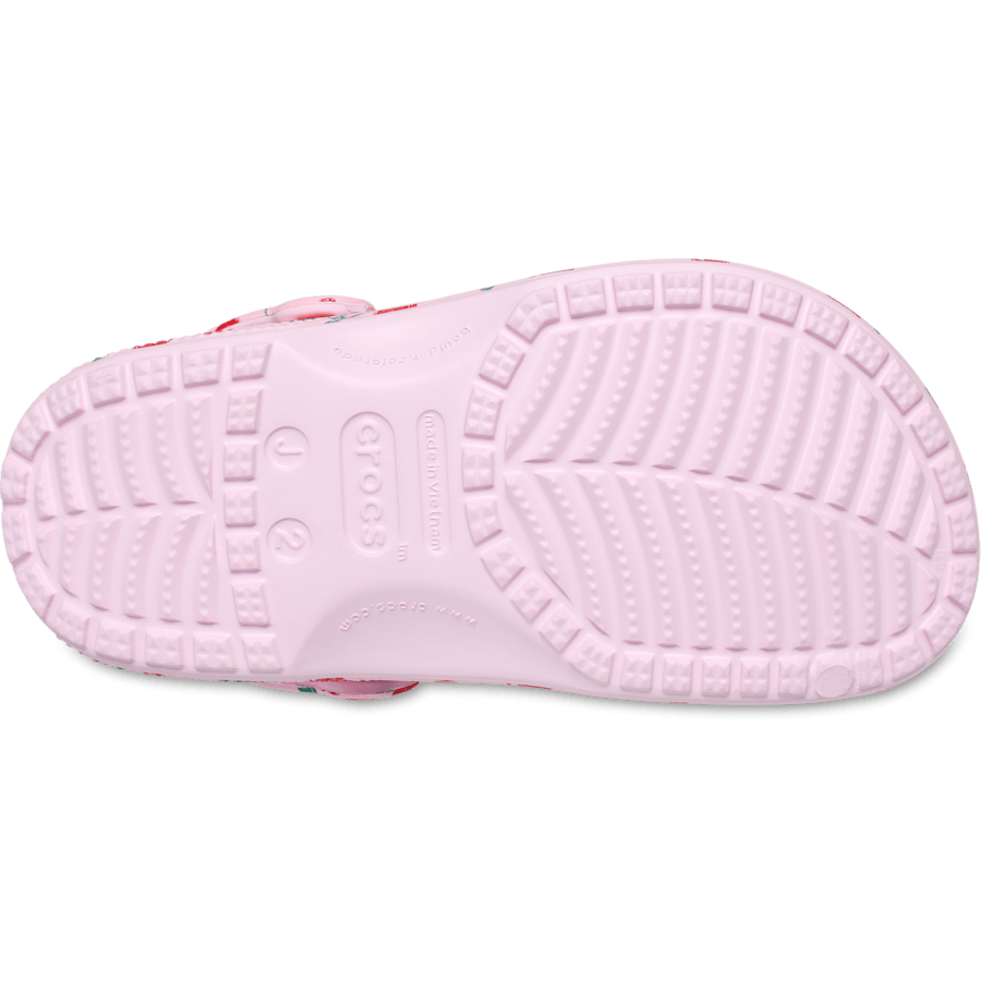 Pink Milk Kids’ Classic Fresh Fruits Clog - Bottom - Crocs