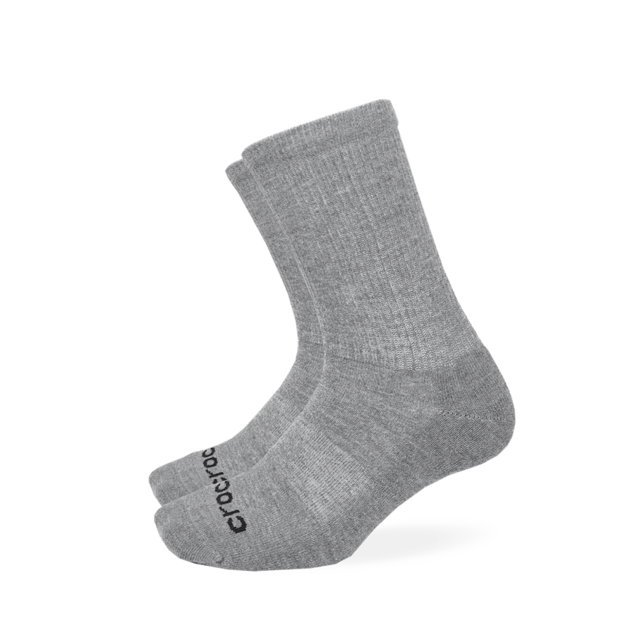 White / Multi CrocsSocks Crew Small Stripe 3-Pack - Custom Angle - Crocs