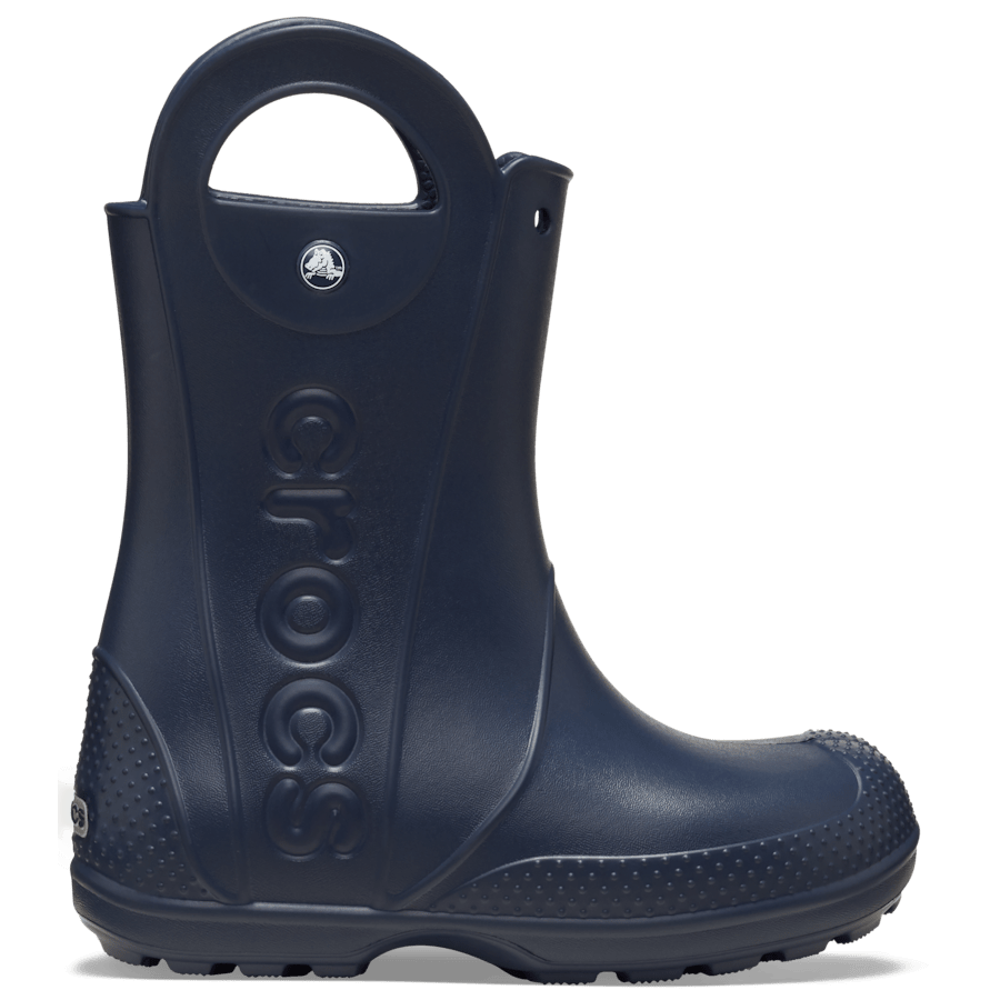 Navy Kids’ Handle It Rain Boot - Side - Crocs