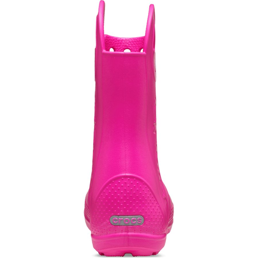 Pink Crush Kids’ Handle It Rain Boot - Back - Crocs