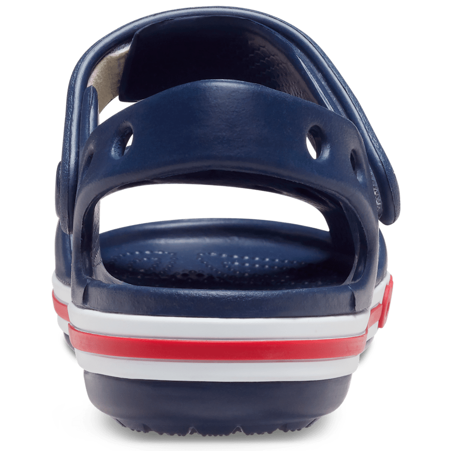 Navy / Pepper Toddler Bayaband Sandal - Back - Crocs