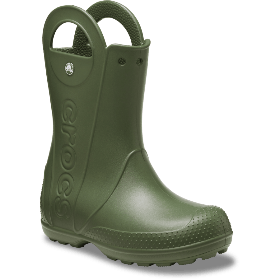 Farbe Toddler Handle It Rain Boot - Schrägsicht - Crocs