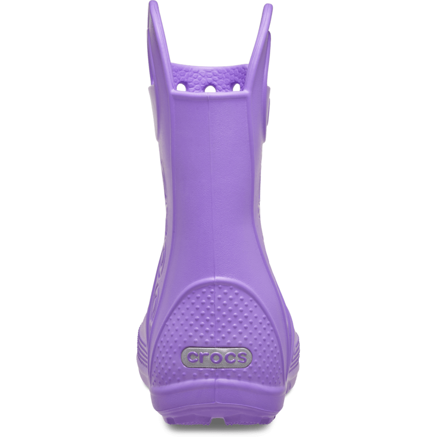 Purple Pulse Toddler Handle It Rain Boot - Back - Crocs