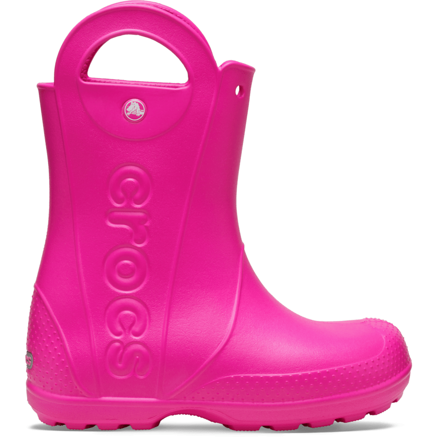 Pink Crush Toddler Handle It Rain Boot - Side - Crocs