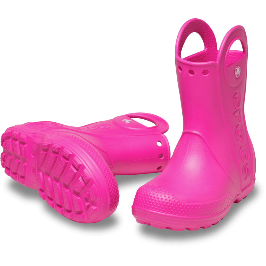 Pink Crush Toddler Handle It Rain Boot - Pair - Crocs