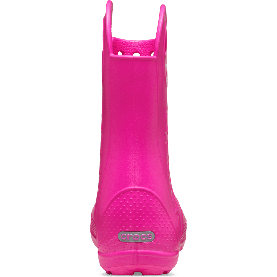 Pink Crush Toddler Handle It Rain Boot - Back - Crocs