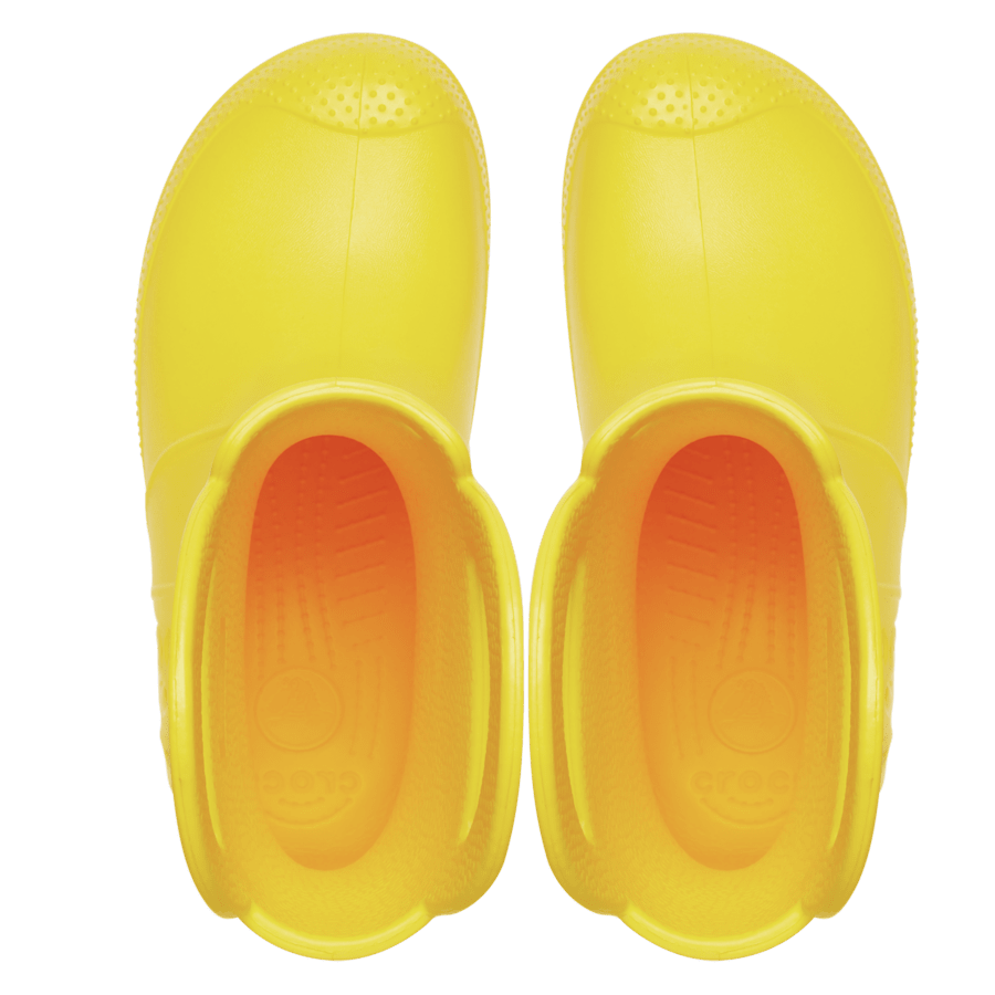 Yellow Toddler Handle It Rain Boot - Top - Crocs