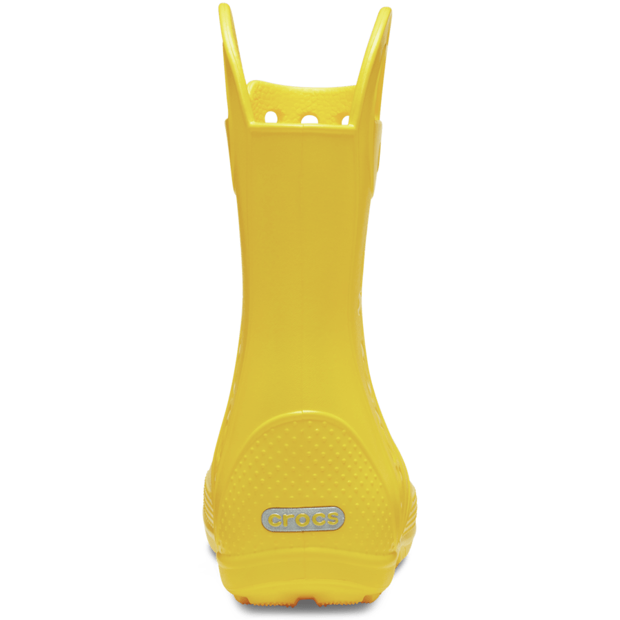 Yellow Toddler Handle It Rain Boot - Back - Crocs
