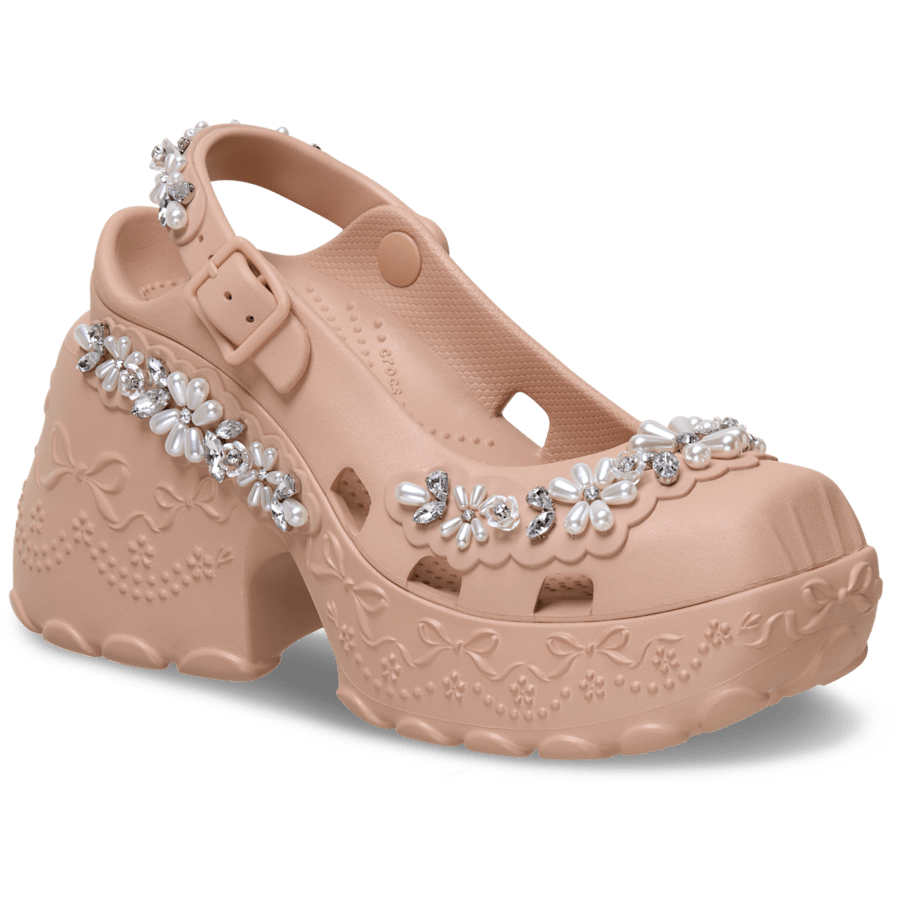 Kleur Simone Rocha x Crocs Ballerina Platform - Hoek - Crocs