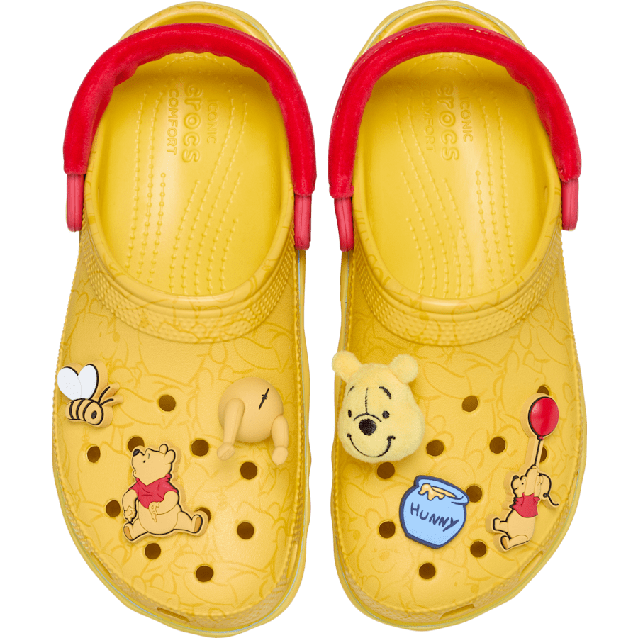 Multi Disney Winnie The Pooh Classic Platform Clog - Side - Crocs