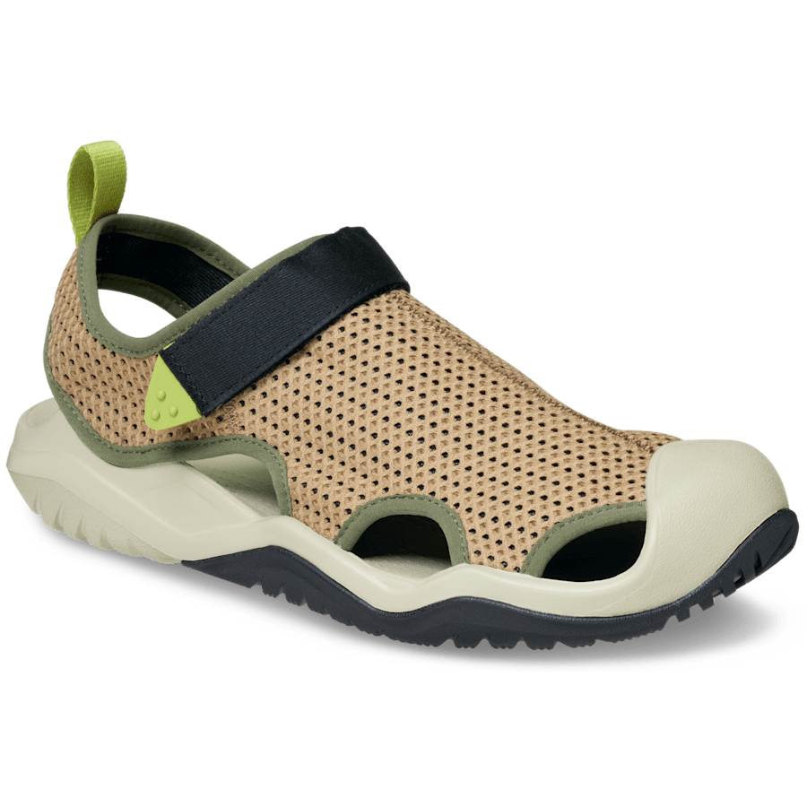 Sepia Men’s Swiftwater™ Mesh Deck Sandal - Angle - Crocs