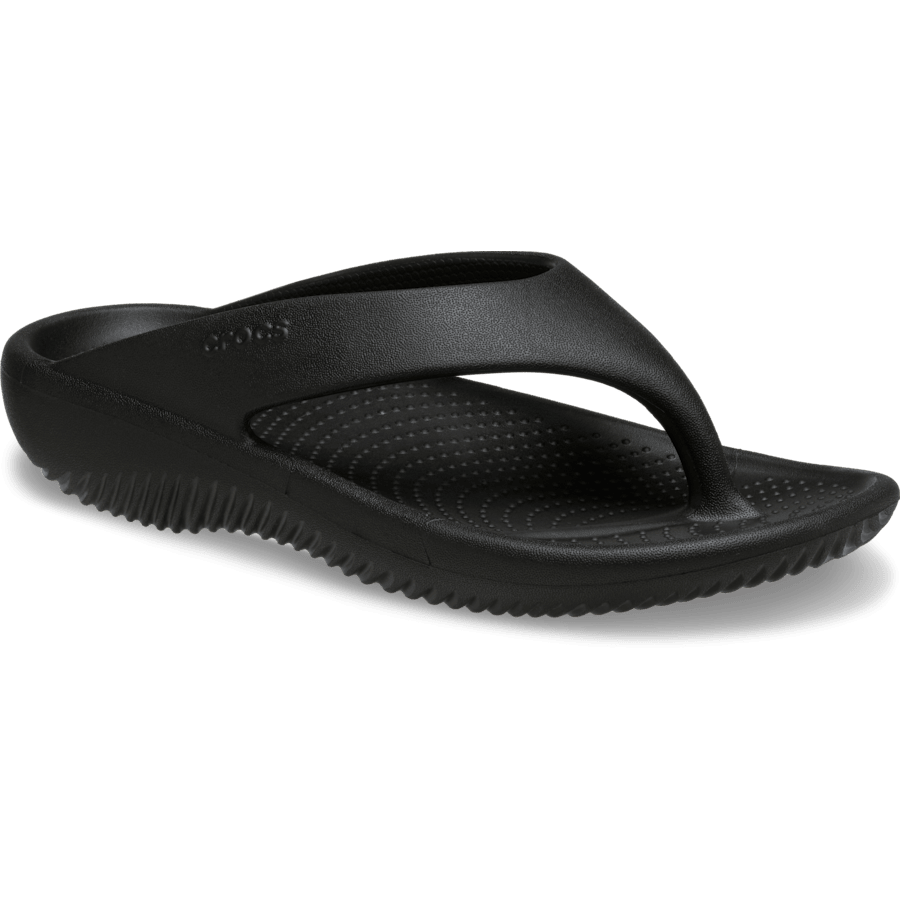 Black Women’s Mellow Recovery Flip - Angle - Crocs