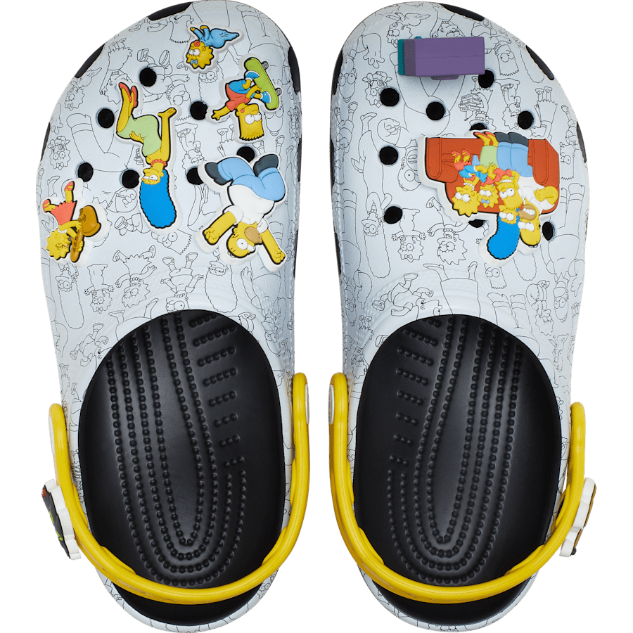 Multi The Simpsons Classic Clog - Side - Crocs