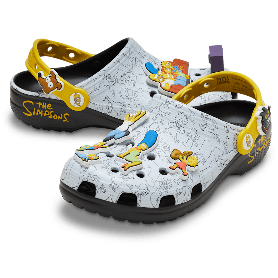 Multi The Simpsons Classic Clog - Pair - Crocs