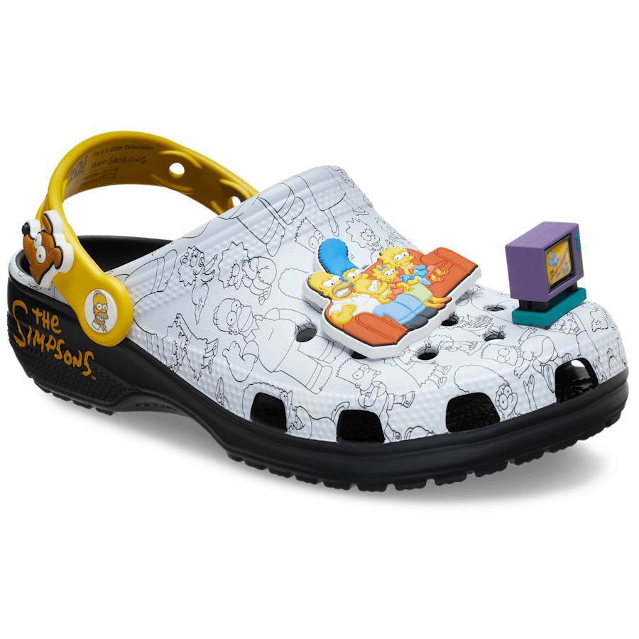Multi The Simpsons Classic Clog - Angle - Crocs