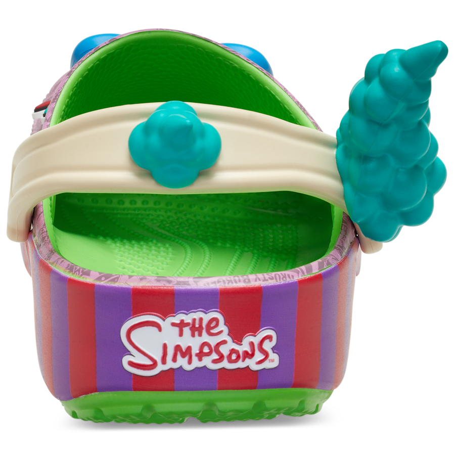 Multi The Simpsons Krusty The Clown Classic Clog - Back - Crocs