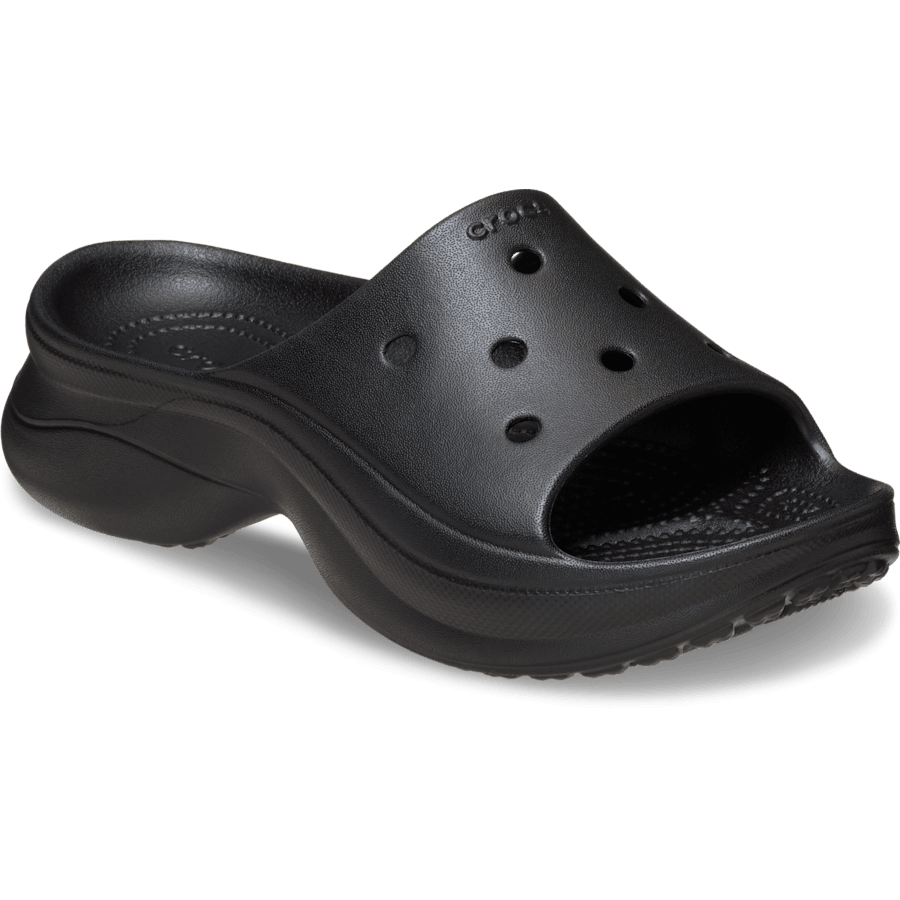 Black Bae Slide - Angle - Crocs