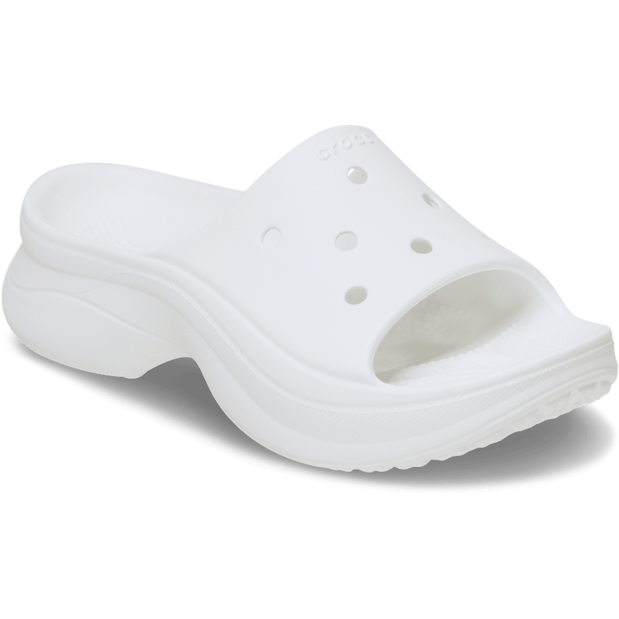 White Bae Slide - Angle - Crocs