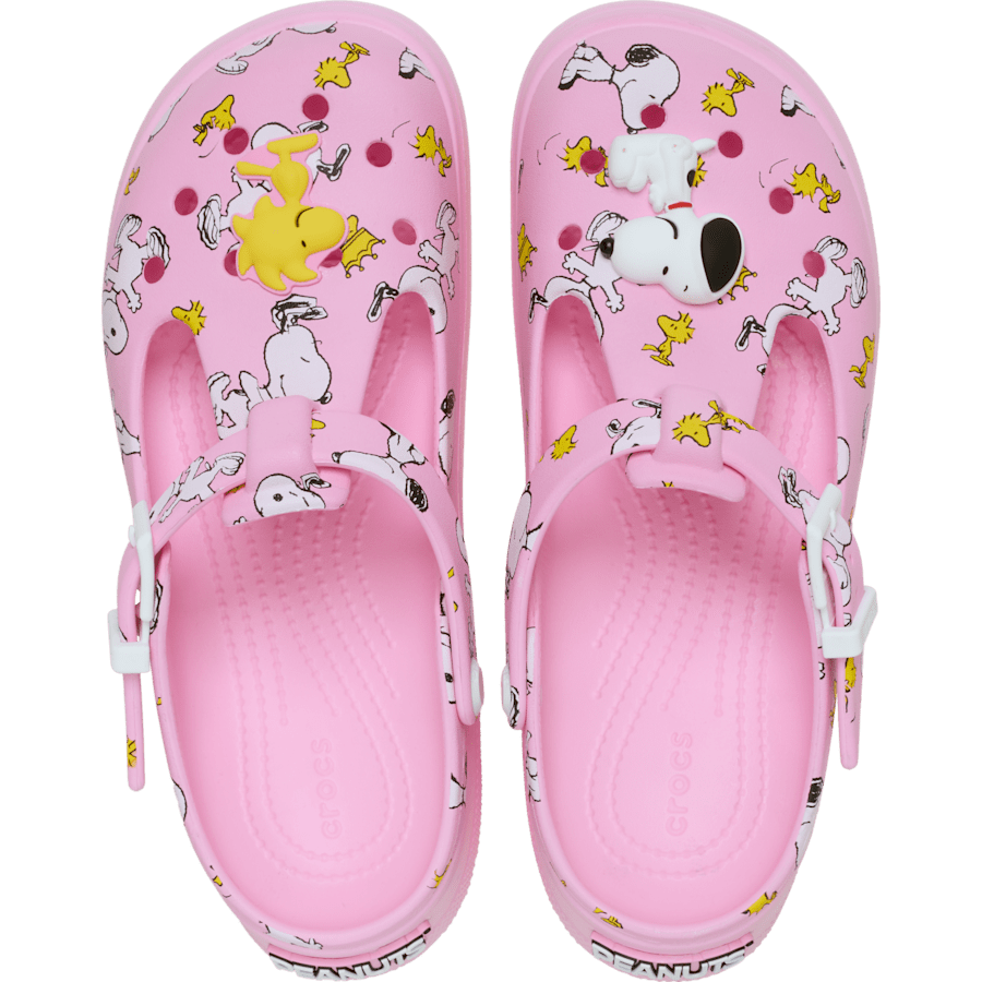 Multi Peanuts Mary Jane Clog - Side - Crocs