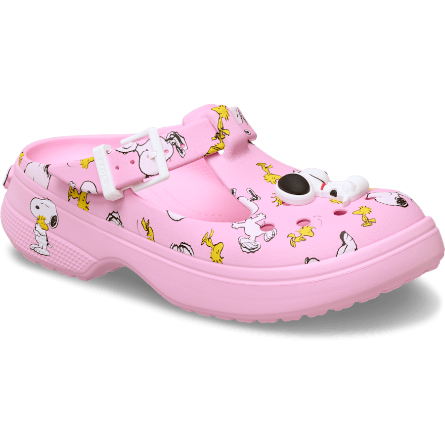 Multi Peanuts Mary Jane Clog - Angle - Crocs