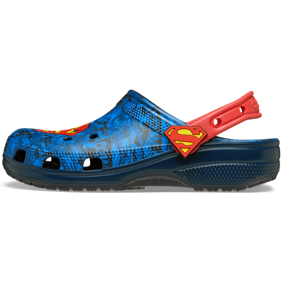 Multi Superman Classic Clog - Custom Angle - Crocs