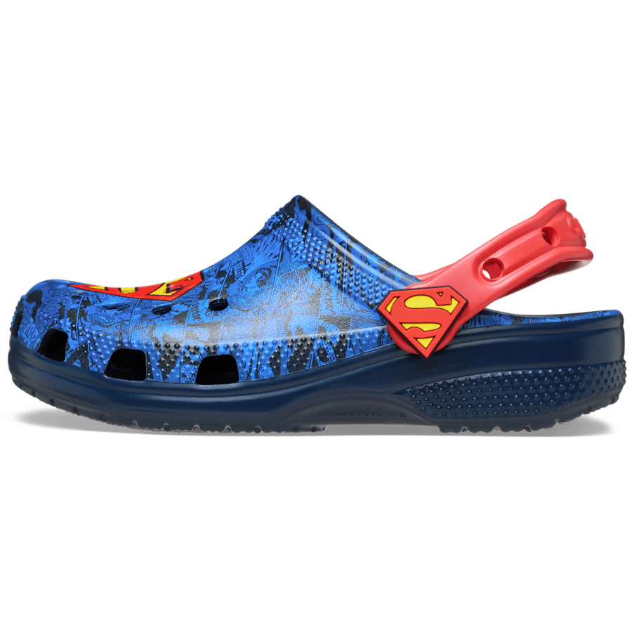 Multi Kids' Superman Classic Clog - Custom Angle - Crocs