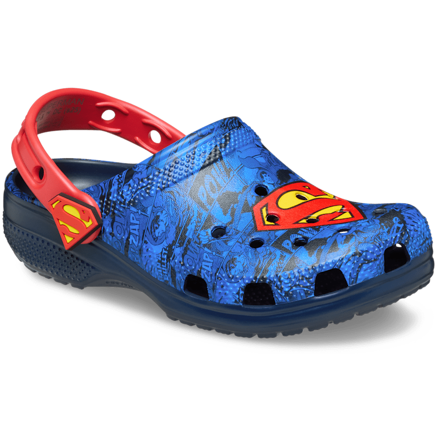 Multi Kids' Superman Classic Clog - Angle - Crocs