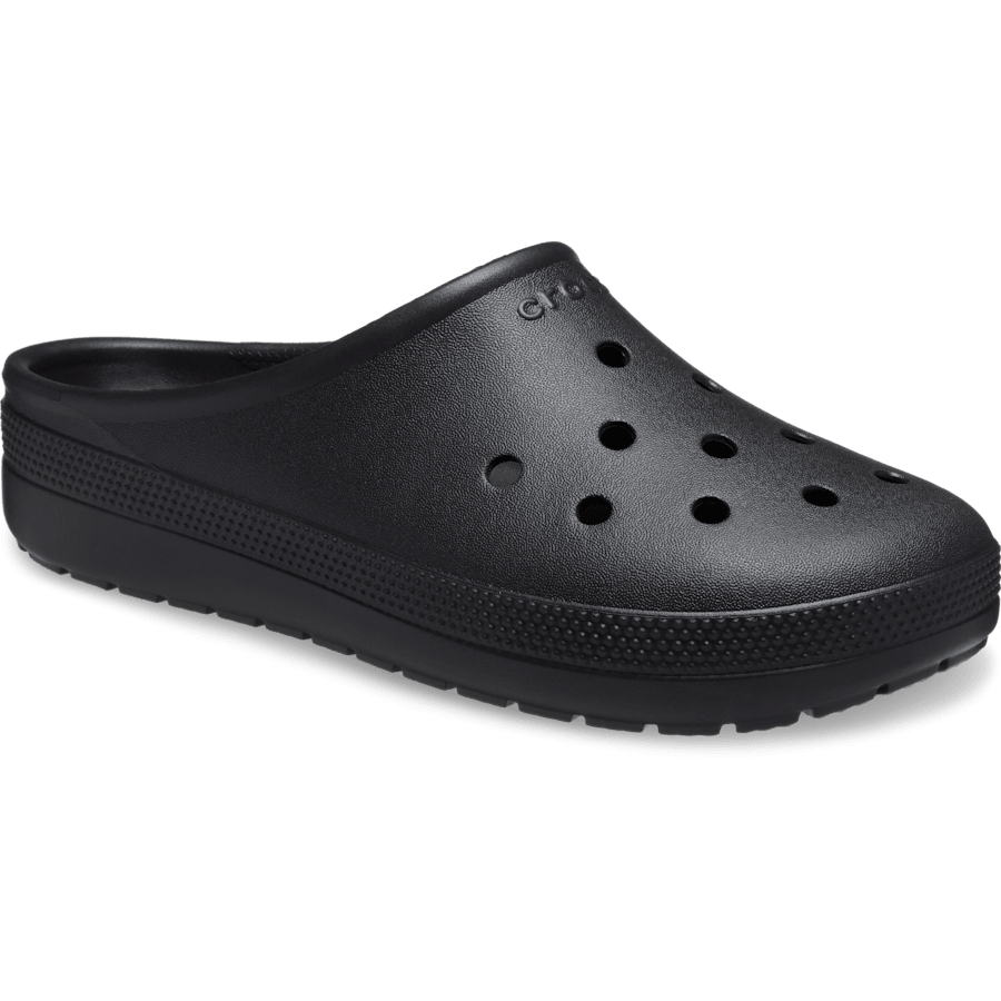 Black Classic Low Profile Clog - Angle - Crocs
