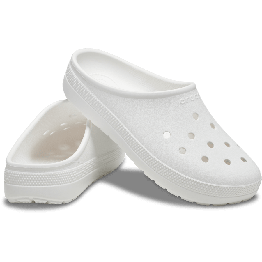 White Classic Low Profile Clog - Pair - Crocs