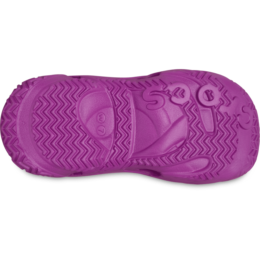 Grapeberry Caged Clog - Bottom - Crocs