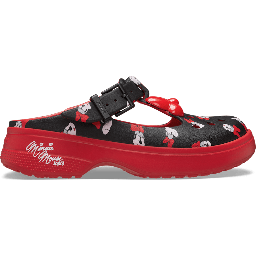 Multi Minnie Mouse Mary Jane - Side - Crocs