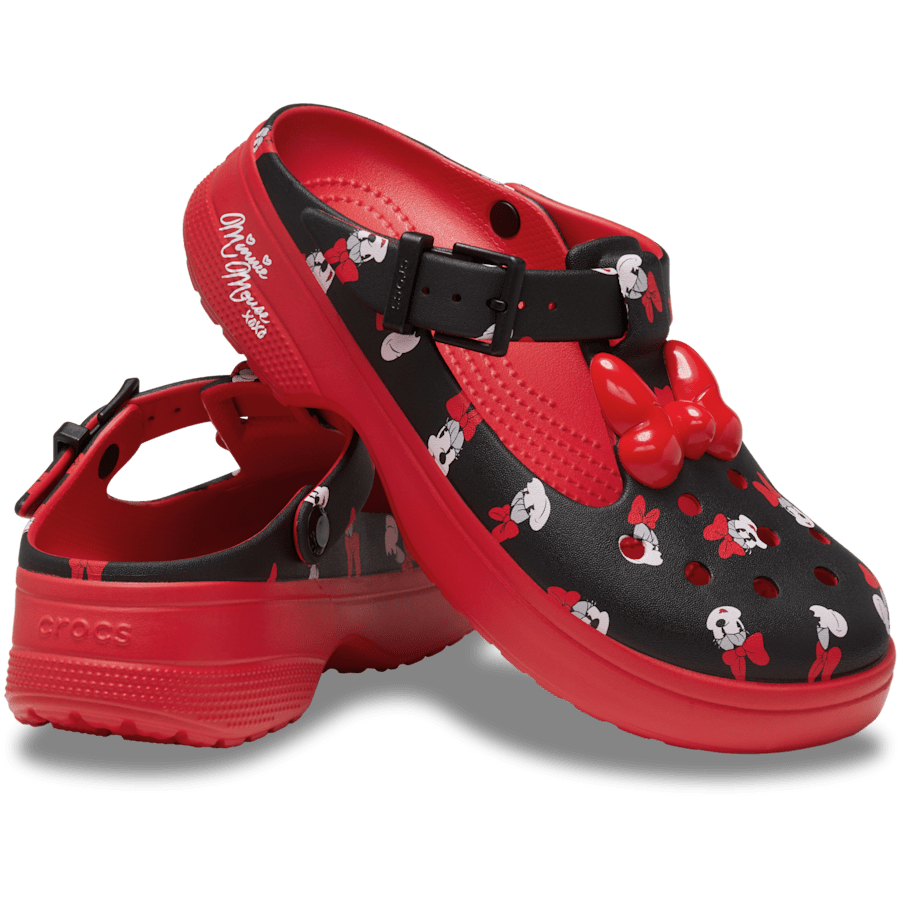 Multi Minnie Mouse Mary Jane - Pair - Crocs