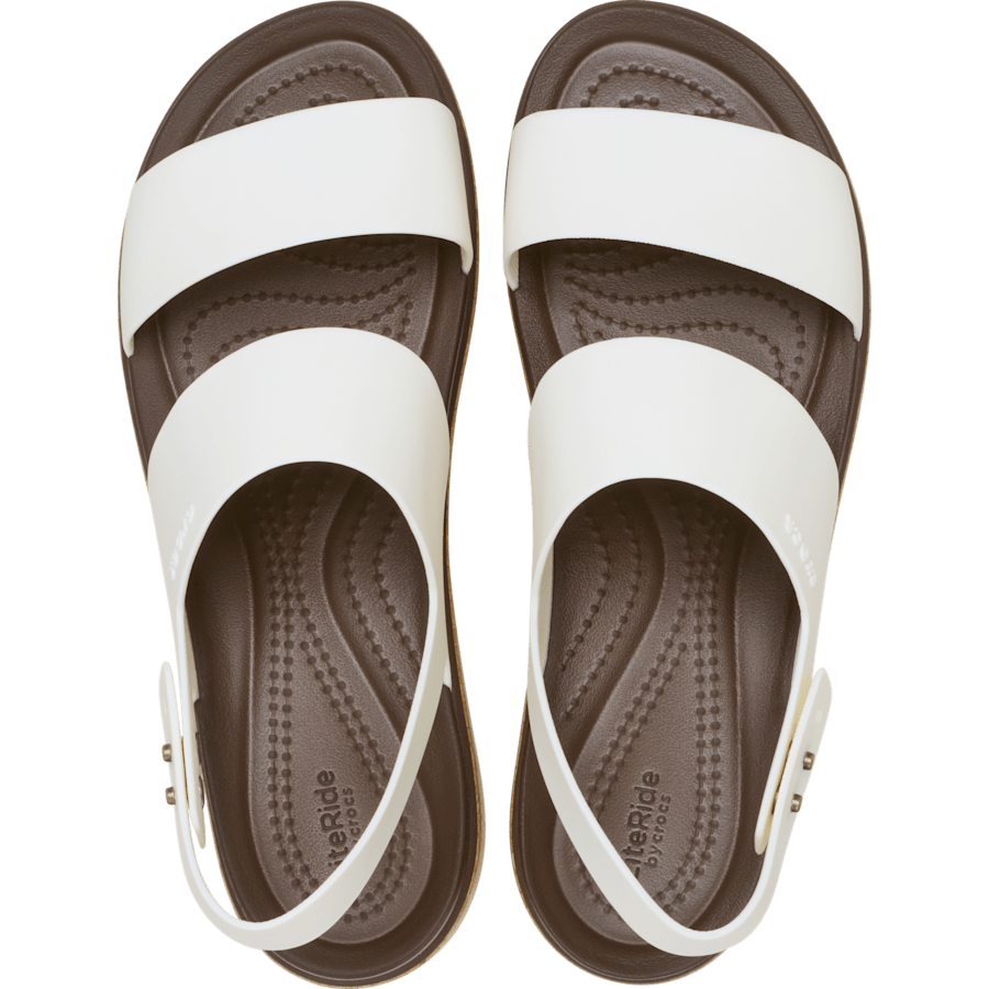 Chalk Brooklyn Cork Low Wedge - Top - Crocs