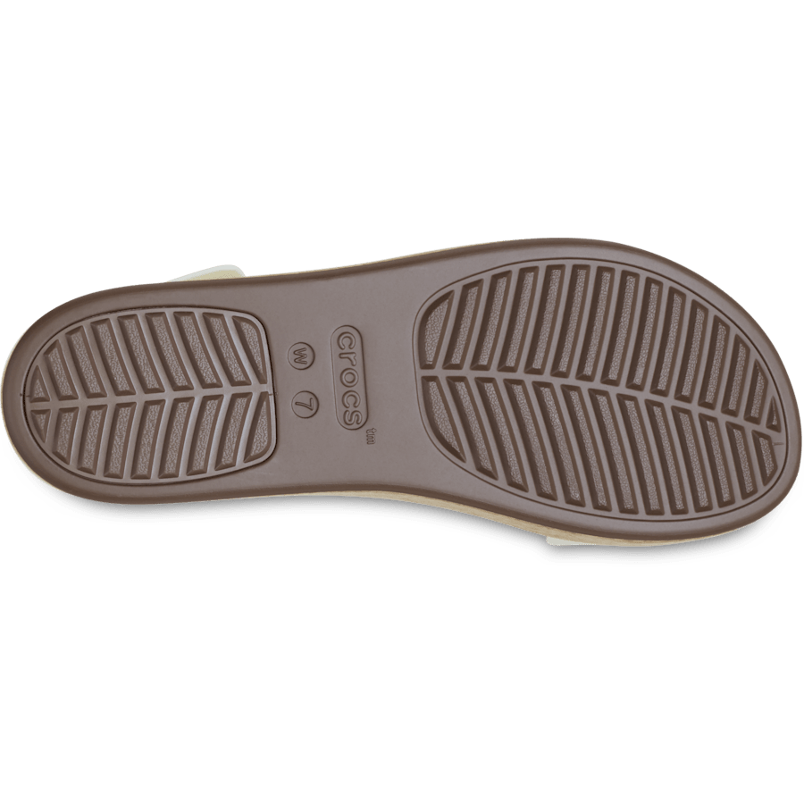 Chalk Brooklyn Cork Low Wedge - Bottom - Crocs