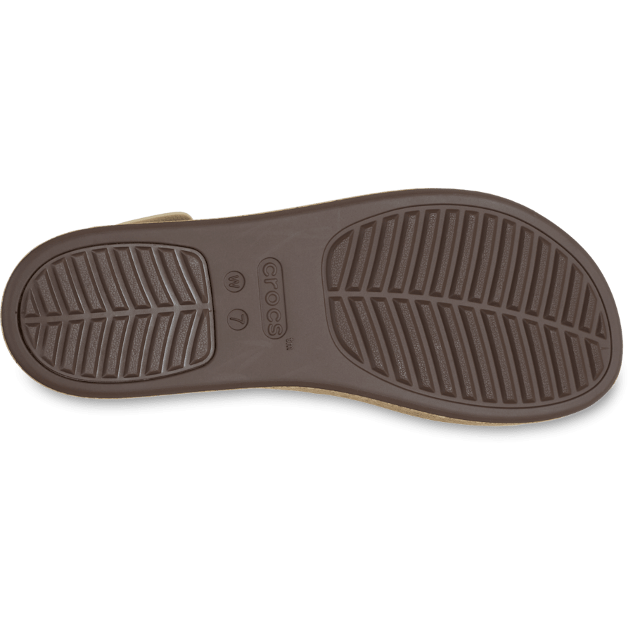 Chai Brooklyn Cork Low Wedge - Bottom - Crocs