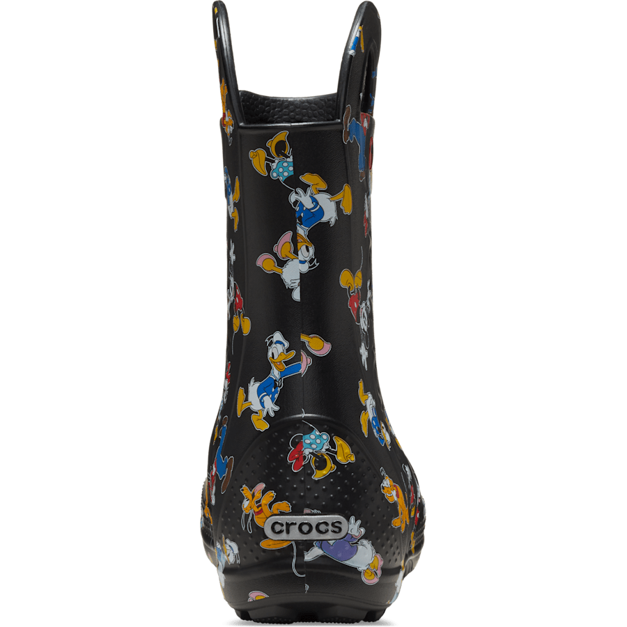 Multi Toddlers’ Mickey Mouse and Friends Handle It Rain Boot - Back - Crocs