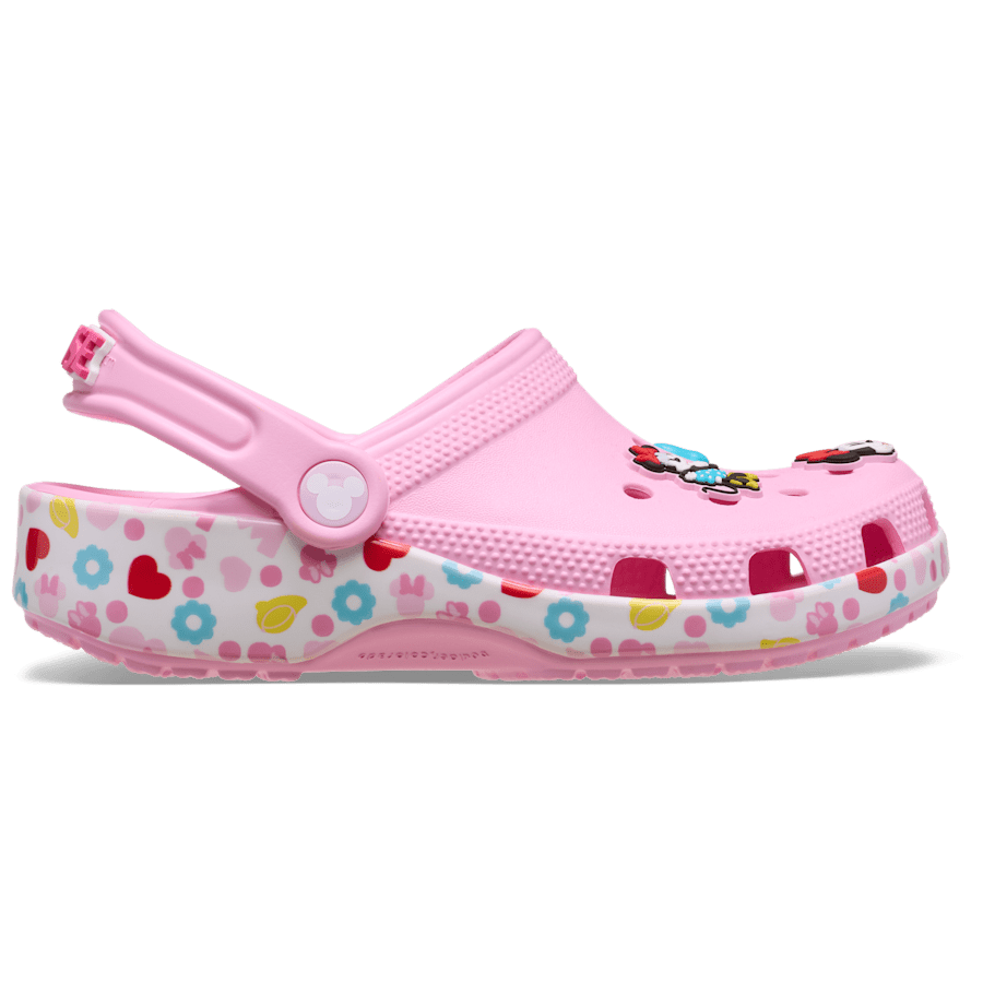 Multi Kids' Minnie Mouse and Friends Classic Clog - Side - Crocs