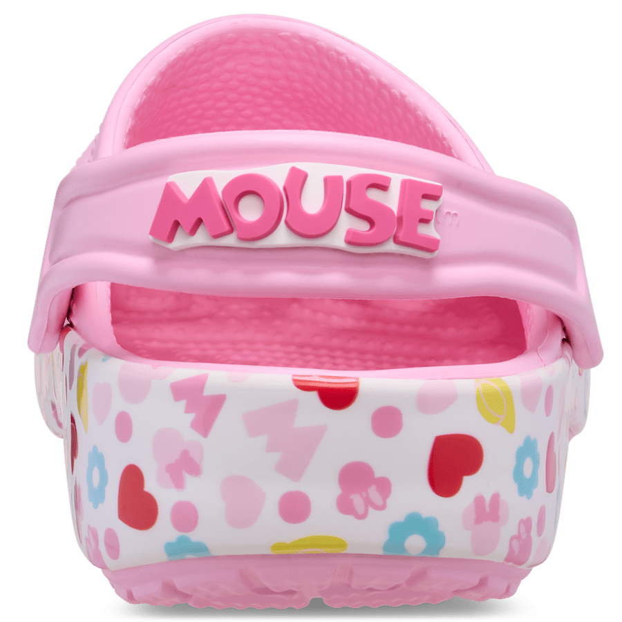 Multi Kids' Minnie Mouse and Friends Classic Clog - Back - Crocs