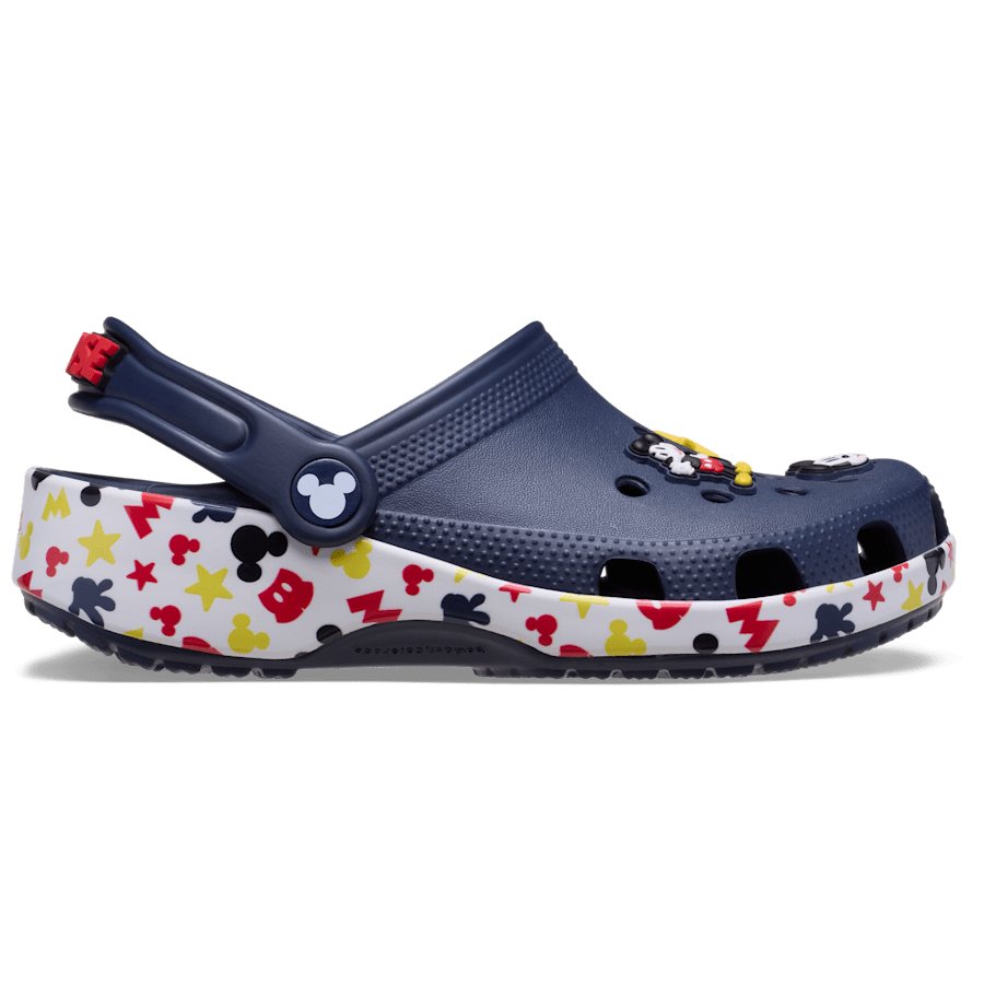 Multi Kids' Mickey Mouse and Friends Classic Clog - Side - Crocs