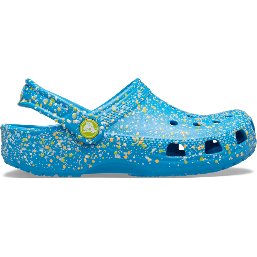 Marina / Multi Toddler Classic Paint Splatter Clog - Side - Crocs