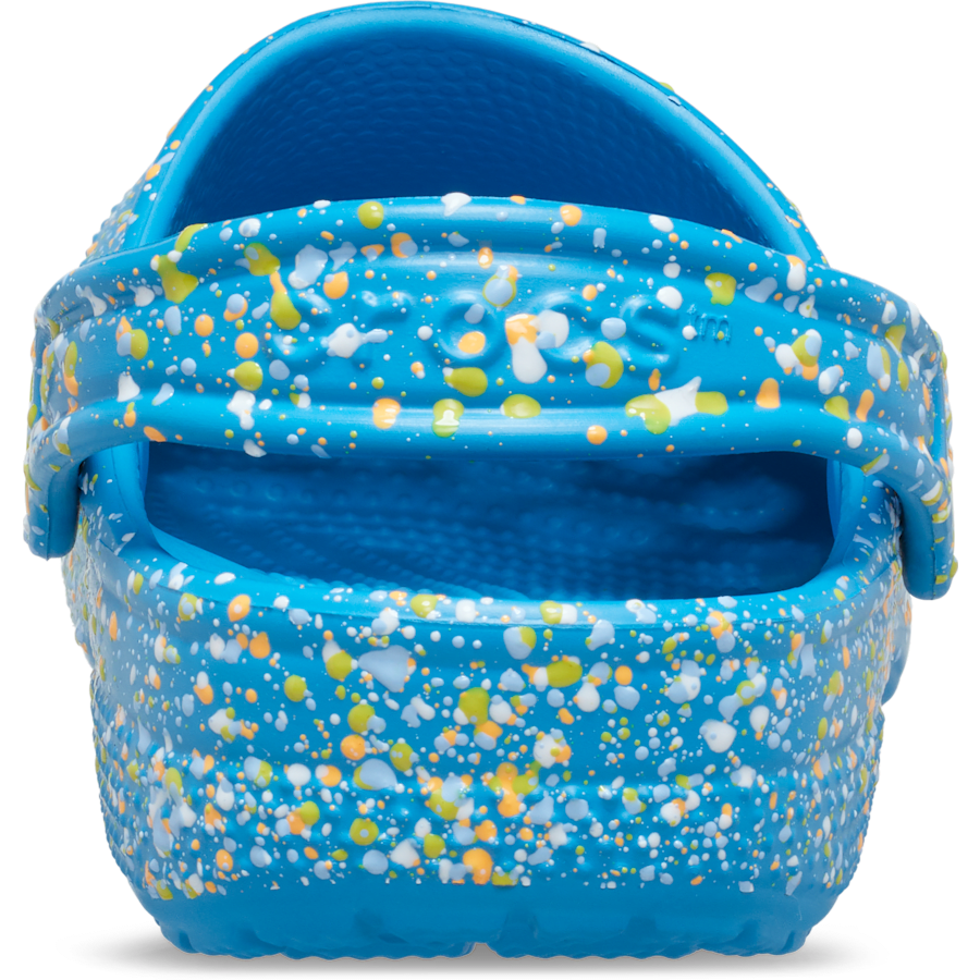 Marina / Multi Toddler Classic Paint Splatter Clog - Back - Crocs